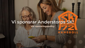 Vi sponsrar Anderstorps SK - vår sponsringspolicy